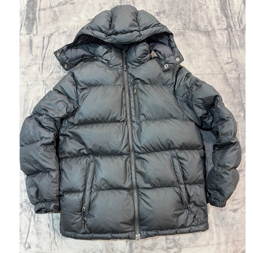 Polo Ralph Lauren Puffer Jacket Boys Black Performance Hooded Down Coat 160/80